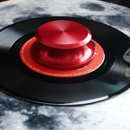 Menesia Record Weight Stabilizer, Turntable and Vinyl Record Weight, Premium Vinyl Stabilizer for Superior Sound (Red) - Image 5