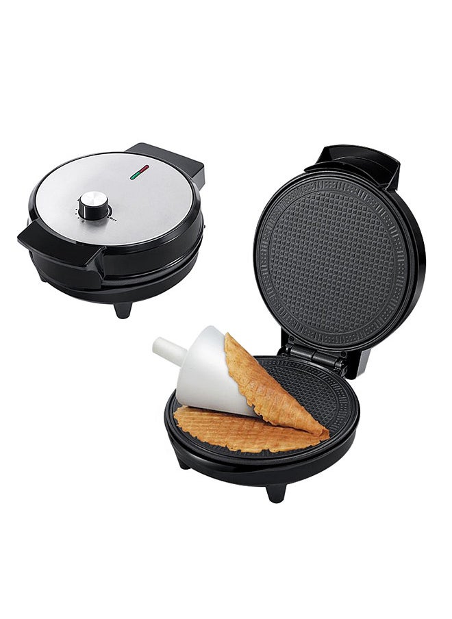 Generic - Electric Egg Roll Machine Waffle Cone Maker Ice-cone Maker, Homemade Ice Cream Cone Baking Iron Machine 1000W Non-stick Coating - Image 1