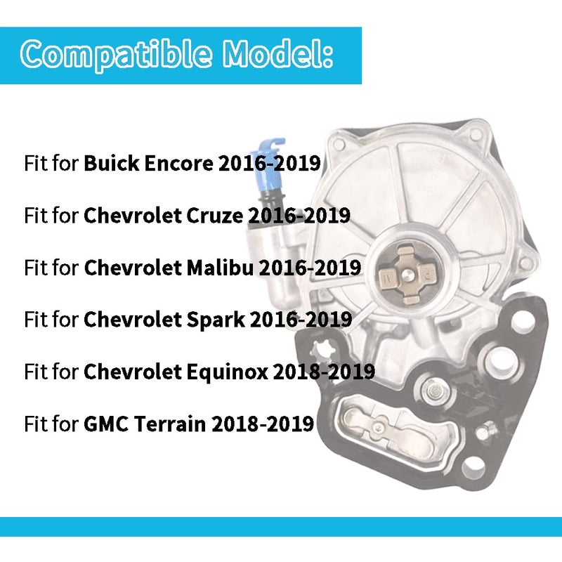 Getfarway Brake Vacuum Pump,Engine 1.4L/1.5L Compatible with Buick Encore,Chevy Cruze Malibu Spark Equinox 2016-2019, GMC Terrain 2018-2019, 12684050 12704586 12662789 12665422 12673203 12673123 - Image 2