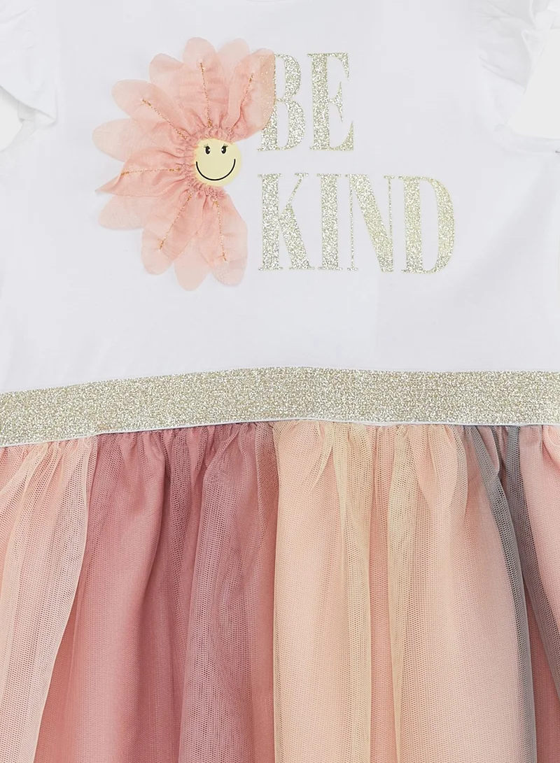 NAME IT Kids Be Kind Midi Dress