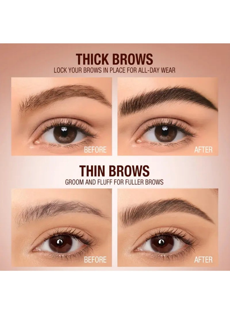 O.TWO.O Eyebrow Pomade Brow Gel Wax 2 IN 1 Waterproof Long Lasting Creamy Texture Eye Brow Tint Enhancers Cosmetics Makeup - Image 4