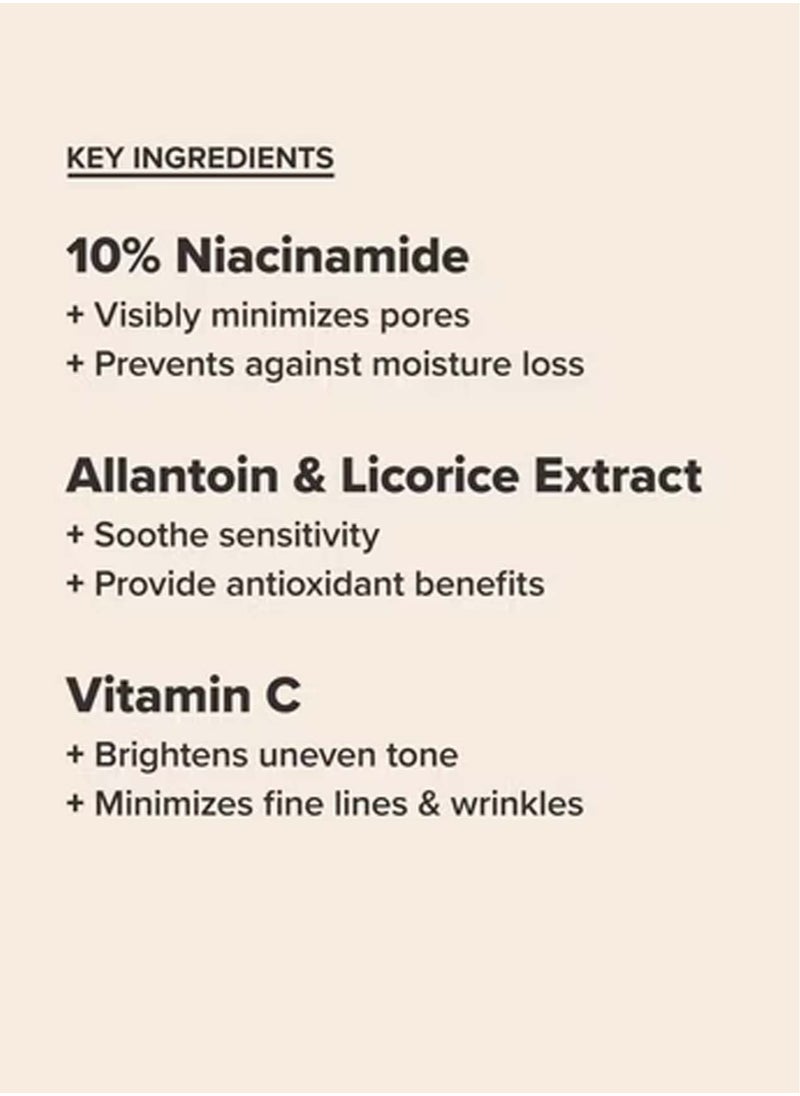 Paulas Choice 10 % Niacinamide Booster Vitamin B3 + Vitamin B5 for All Skin Types – Refines Pores and Smooths Texture 20 ml 0.67 fl.oz