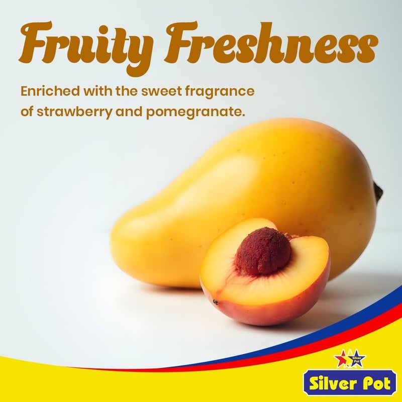 Silver Pot غسول يدين بخلاصة الخوخ والمانجو من سيلفر بوت - 400 مل - Image 3