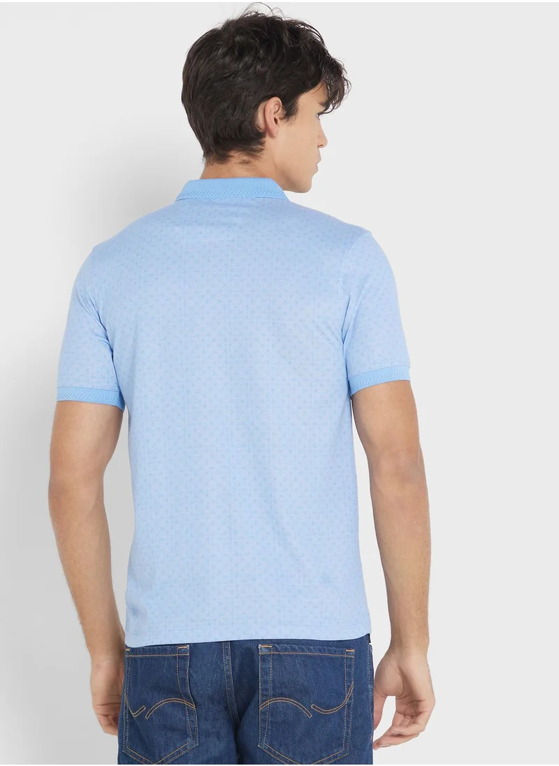 Robert Wood Short Sleeve Polo Shirt