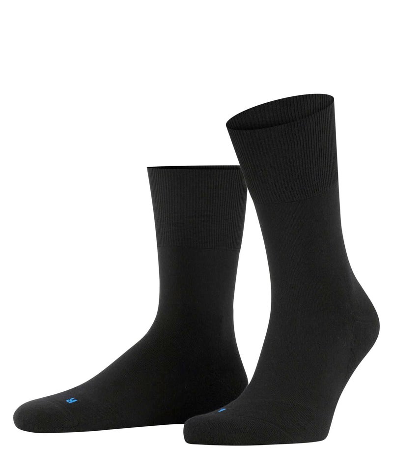 FALKE Run Crew Cut U 1 Pair, Black (Black 3000), 9-10 - Image 1