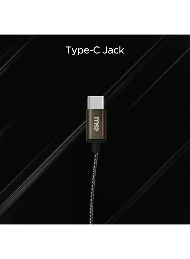 آیمی سماعات أذن سلكية IMEE Plus IM-EP110 من النوع C، صوت ستيريو عالي الدقة، ميكروفون مدمج وتحكم في مستوى الصوت، كابل مضفر TPE، هيكل معدني مريح، متوافق مع الهواتف الذكية والأجهزة اللوحية وأجهزة الكمبيوتر المحمولة - Image 5