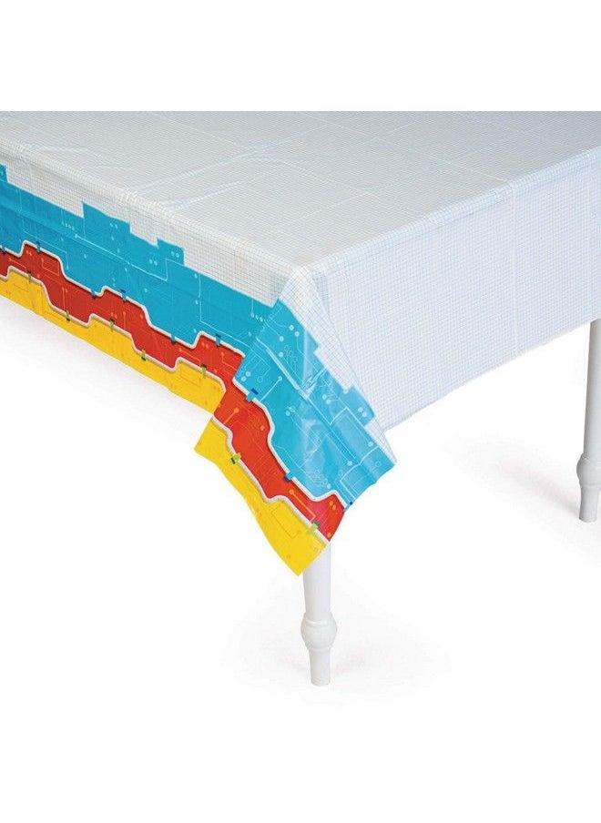 Fun Express Robot Party Tablecloth  - Image 2