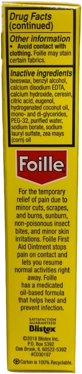 Foille Medicated First Aid Ointment 1 oz Pack of 5 - Image 3