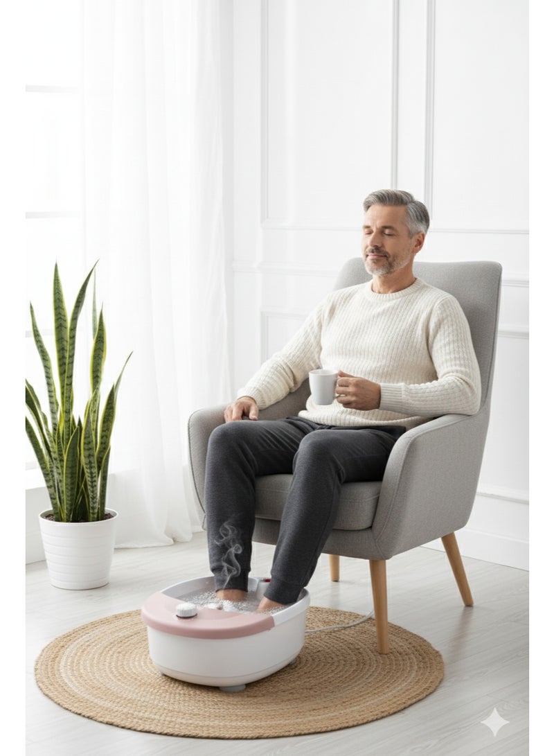 HT Beurer Foot Massager - Rotating Rollers + Heat + Bubbles Perfect for Home Relaxation, Easy to Use and Clean - Image 3