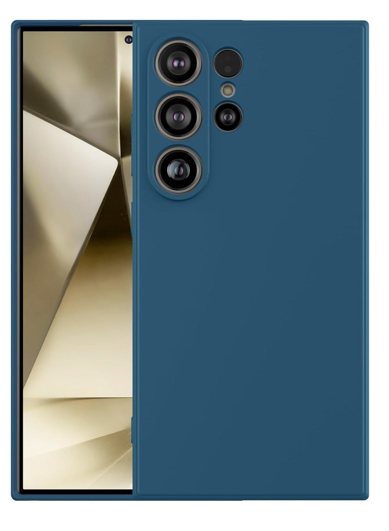 MUNTAQI Samsung Galaxy S24 Ultra Case - Liquid Soft Silicone Gel Rubber Cover, Anti-Scratch, Military-Grade Drop-Proof Protection (6.8 Inch) - Image 1