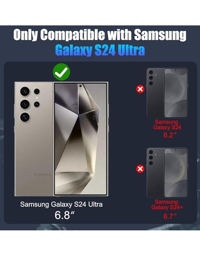 MUNTAQI Samsung Galaxy S24 Ultra Case - Liquid Soft Silicone Gel Rubber Cover, Anti-Scratch, Military-Grade Drop-Proof Protection (6.8 Inch) - Image 2