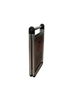 VINSTAR No Parking Sign Board, Stainless Steel Folding Self Standing Floor Signage, Ideal for car parking areas, 65x48x60cm (2)  - Image 4