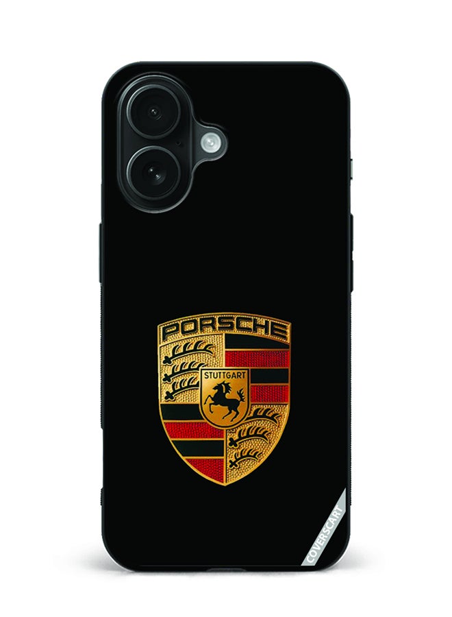 COVERSCART Protective Case Cover For Apple iPhone 16 Plus Porsche Design Black
