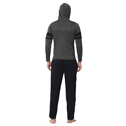 MACK JONNEY Men Regular Fit Cotton blended Round Neck Tracksuits(Grey_Medium_pack of 1)-T_12_ANT_D1_NVY_02-M - Image 4