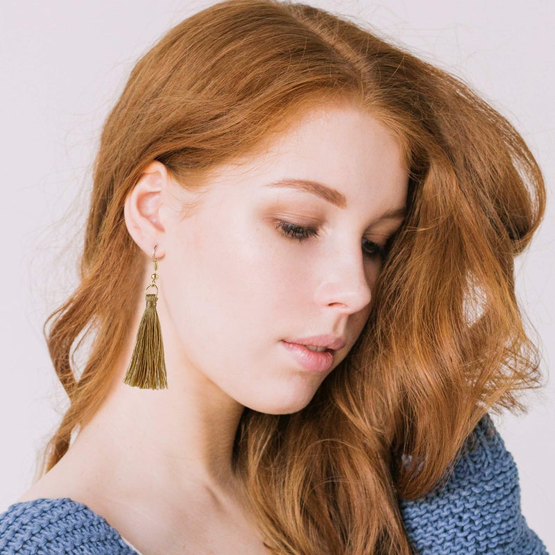 AROIC 93 Pairs Colorful Earrings with Tassel Earrings Layered Ball Dangle Hoop Stud Jacket Earrings for Women Jewelry Fashion and Valentine Birthday Party Gift. - Image 4