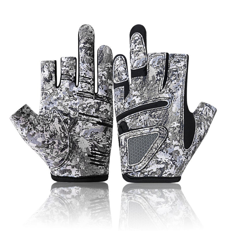 Sports Gloves With Air Cushion Anti Slip Wear Resistant Protection For Fitness Cycling And Outdoor Activities - Image 2
