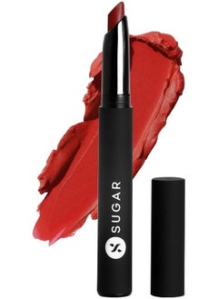 SUGAR SUGAR Cosmetics Matte Attack Transferproof Lipstick - 02 Red Zeppelin (Chilli Red), Red, 2 g Moisturiser, Long Lasting, Matte Finish  - Image 1
