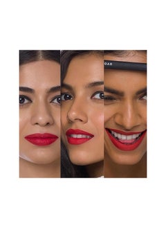 SUGAR SUGAR Cosmetics Matte Attack Transferproof Lipstick - 02 Red Zeppelin (Chilli Red), Red, 2 g Moisturiser, Long Lasting, Matte Finish  - Image 4