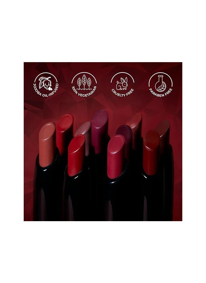SUGAR - SUGAR Cosmetics Matte Attack Transferproof Lipstick - 02 Red Zeppelin (Chilli Red), Red, 2 g Moisturiser, Long Lasting, Matte Finish - Image 1