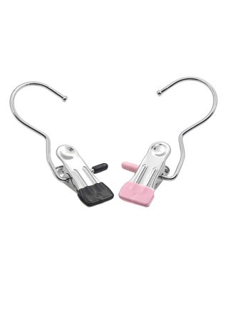 Boot Hangers Laundry Hanging Hooks Clips, 16 Pcs Portable Clothespins for Drying Closet Travel (Black + Pink) - pzsku/Z354CE3785C3084FACB60Z/45/_/1732688834/df42a896-1077-4c67-859c-89e18bf8d4f3