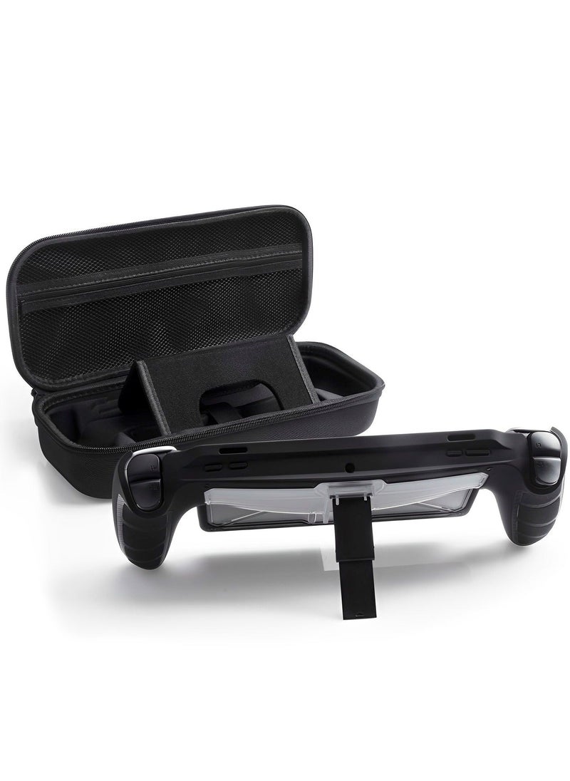MIXDE Carrying Case Compatible with PlayStation 5 Portal Remote Player Handheld Game Console, Shockproof Anti-Scratch Travel Portable Bag Accessories, PS Portal Protective Shell  - Image 5
