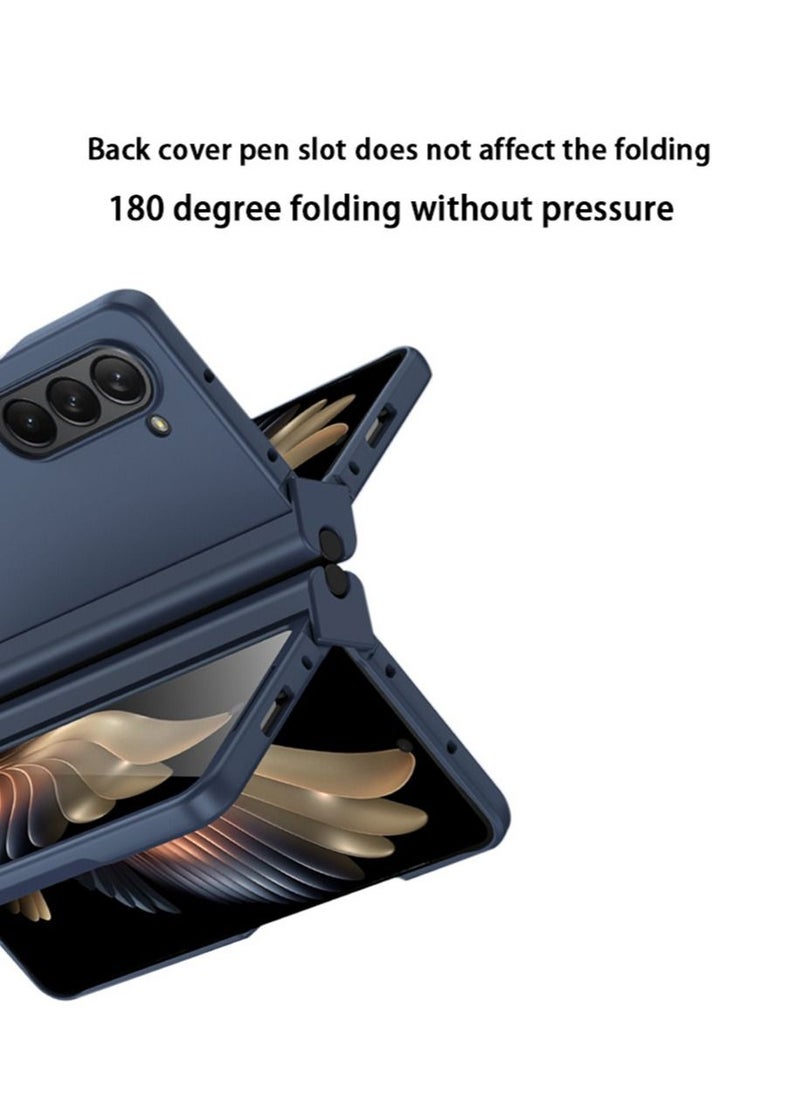 TEAM LUXURY Samsung Galaxy Z Fold 5 Case Cover with pen Slot Full Body Protective Cover with Front Screen Protector Drop-Proof Anti-Scratch Comfortable Touch Back Cover  - Image 4