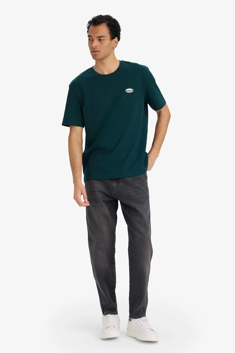 DeFacto Regular Fit Crew Neck Short Sleeve T-Shirt