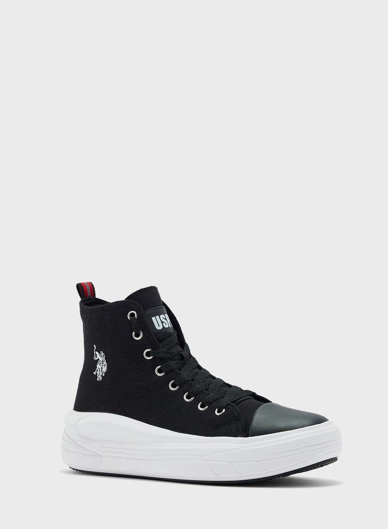 U.S.Polo Lace Up High Top Sneakers - Image 2