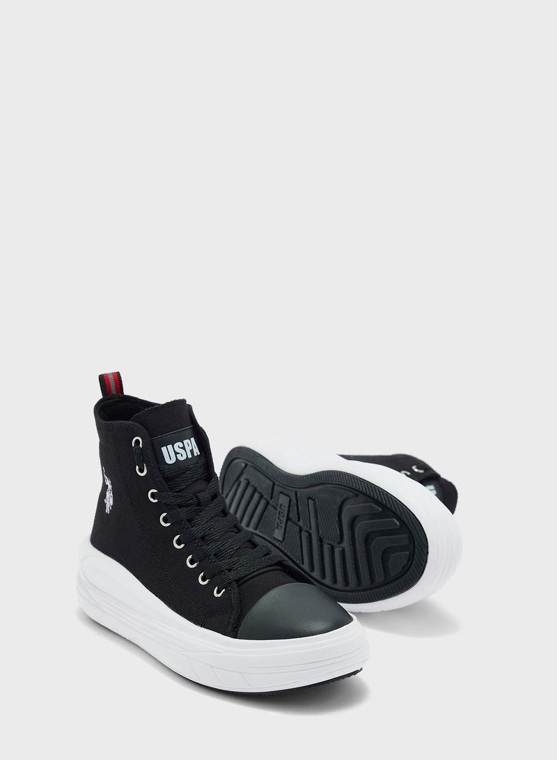 U.S.Polo Lace Up High Top Sneakers - Image 4