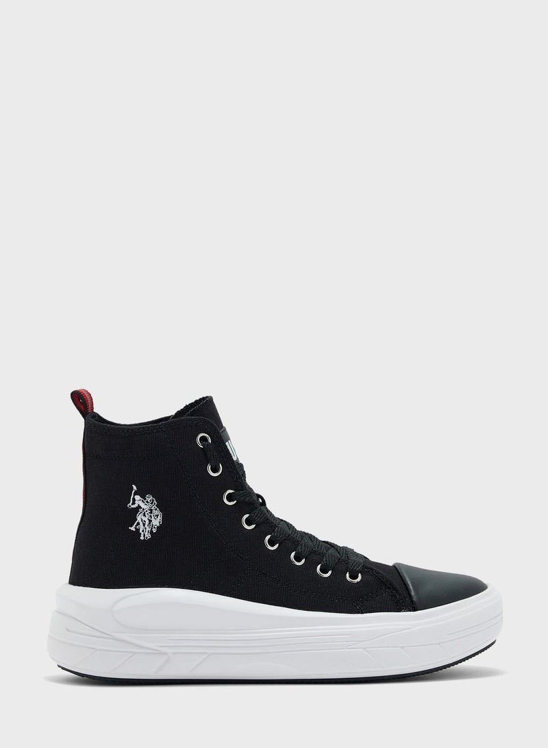 U.S.Polo Lace Up High Top Sneakers - Image 1