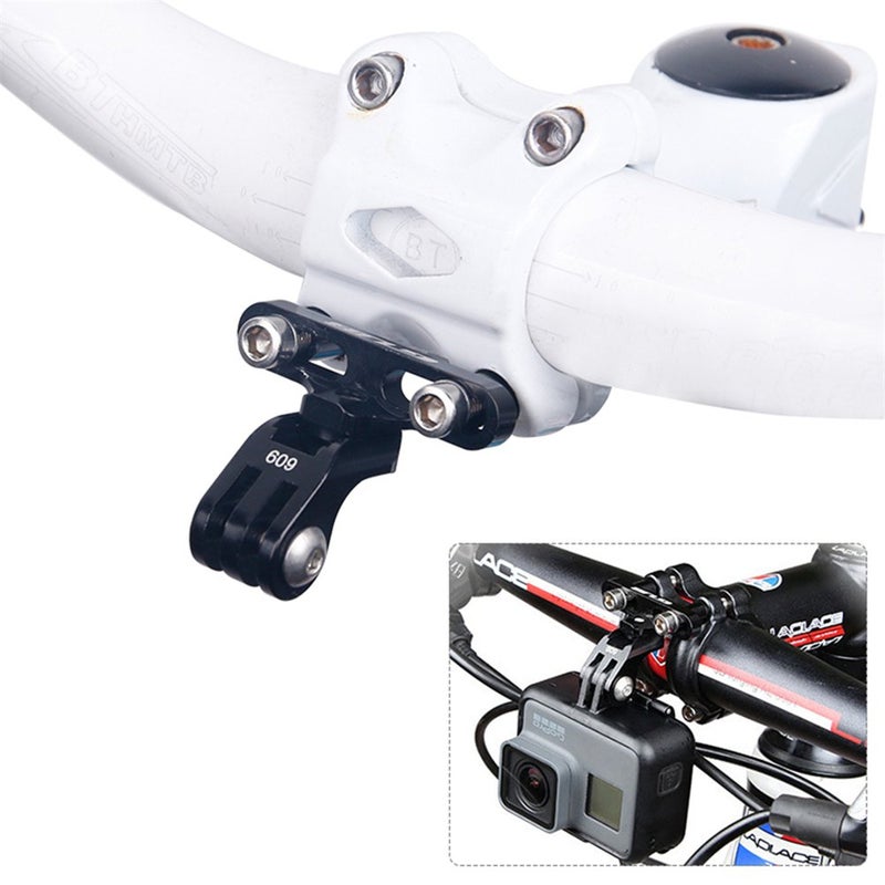 GUB 609 Bicycle Handlebar Stem Mount Rack for Sports Camera CNC Alloy Anodized Furnishing with Flashlight Holder - Image 1