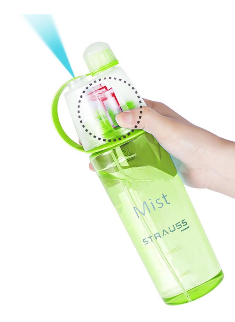 STRAUSS Strauss Water Mist Spray Bottle, 600 ml (Green)  - Image 1