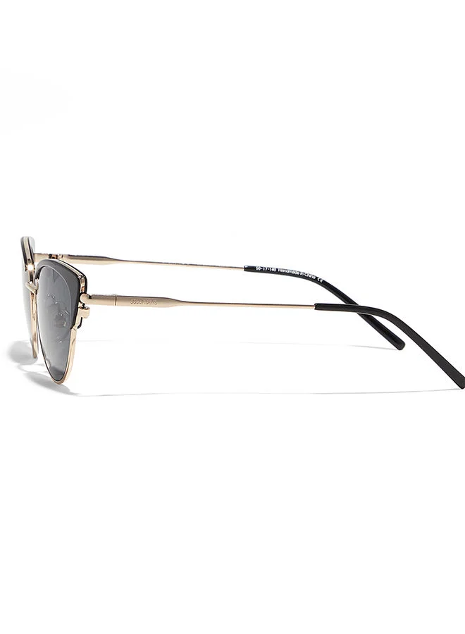 30Sundays 30Sundays DAISY,Women Sunglasses, Cat Eye Sunglasses, UV Protection: UV400 (Black,Black)
