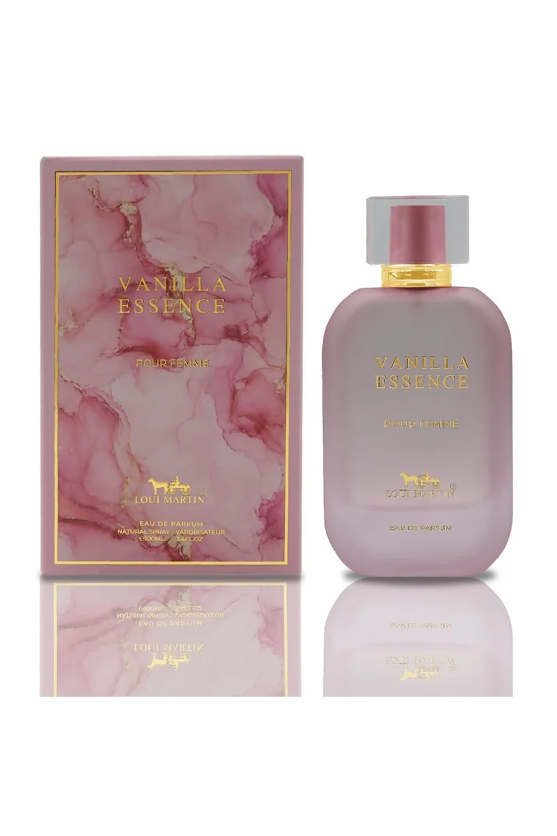 Loui Martin Vanilla Ess'ence Pour Femme Eau De Parfum 100ml for Women | Jasmine & Solar Notes | Bourbon Vanilla, White Musk & Sandalwood | Elegant Fragrance