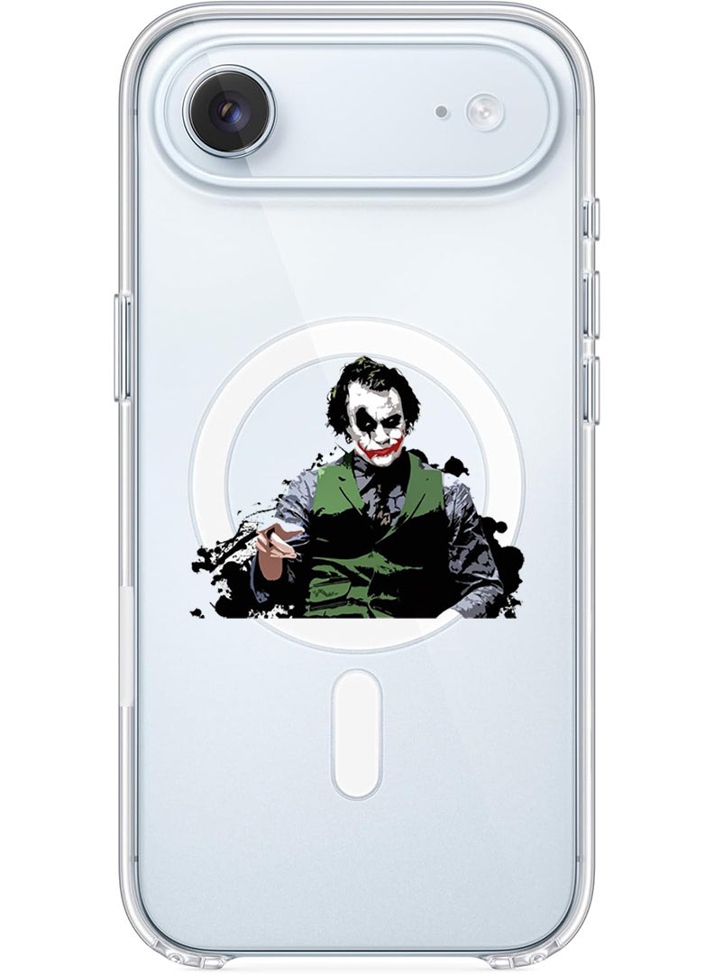 Theodor Magnetic Case for Apple iPhone 17 Air Compatible with MagSafe Wireless Charging, Shockproof Phone Bumper Cover - Joker Pointing - Image 1