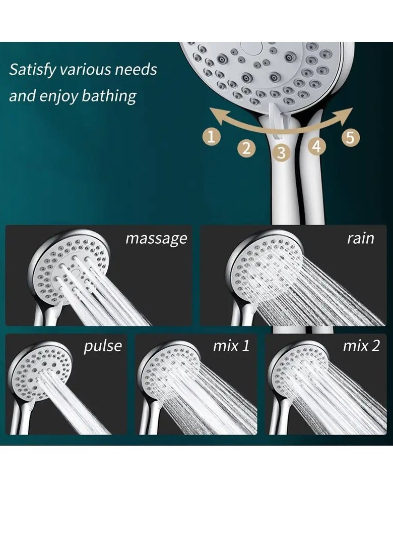Yalin Shower Head With Large Water Outlet: Multi-mode Adjustable High-pressure Shower Head  - Image 3