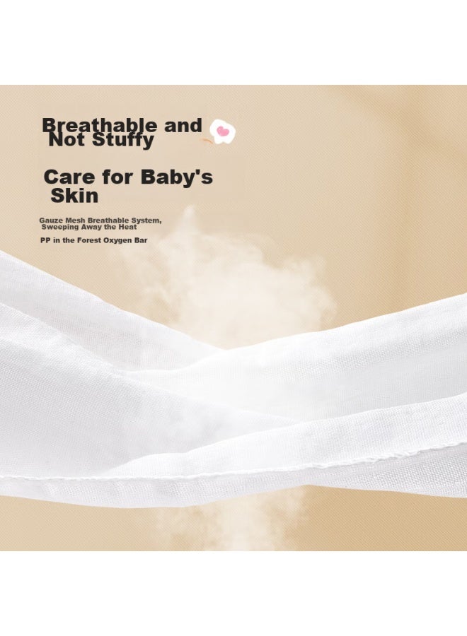 Cotton Moisturizing Mianzhirun Diapers, Baby Gauze 7a Antibacterial Pure Cotton, Newborn Diapers, Disposable Diapers, Washable, 8 Pieces, Breathable And Soft - Image 3