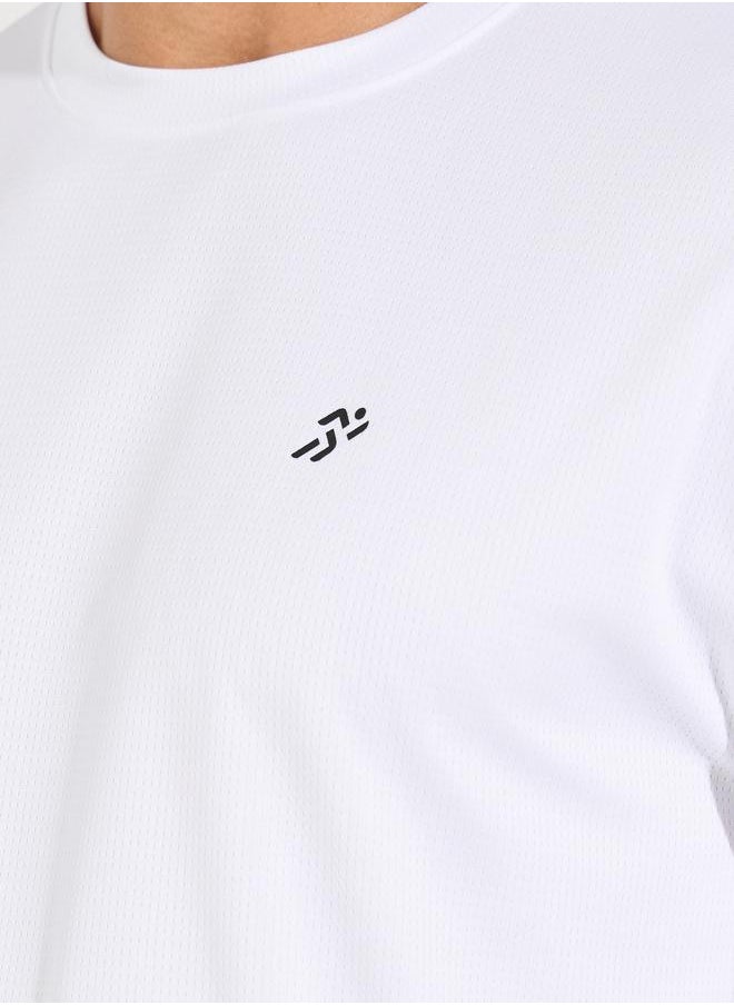 Styli Styli Soft Texture Badge Detail Oversized Athleisure T-Shirt  - Image 4