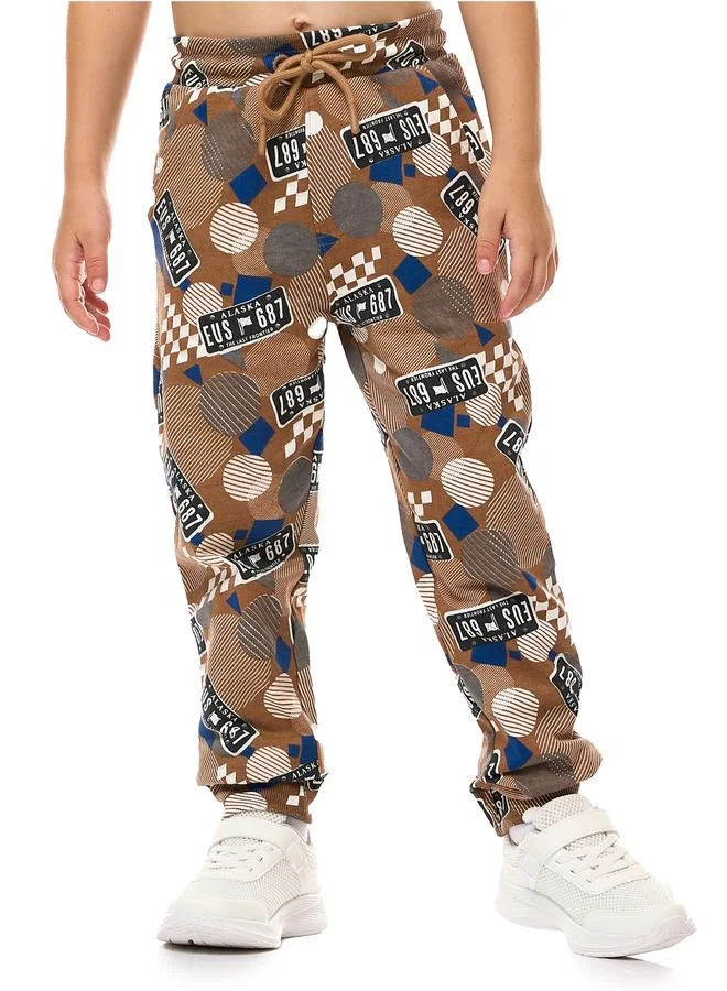 victor and jane Victor And Jane Boys Embroidered Patch Sweatshirt and Joggers Set