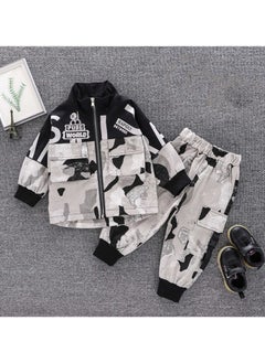 New Short Sleeved Shirt Belt Shorts Two-Piece Set