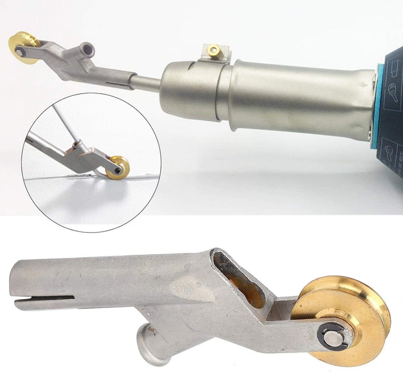 klarako Floor Welding Nozzle Round Mouth Hot Air Gun Tips PVC Flooring Welder Heating Torch Accessory with Wheel - Image 2