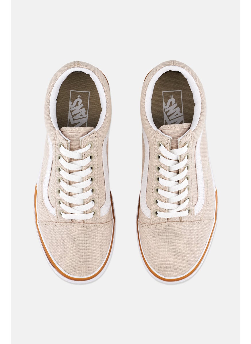 VANS Women Old Skool Stac Lace Up Casual Shoes, Beige  - Image 4