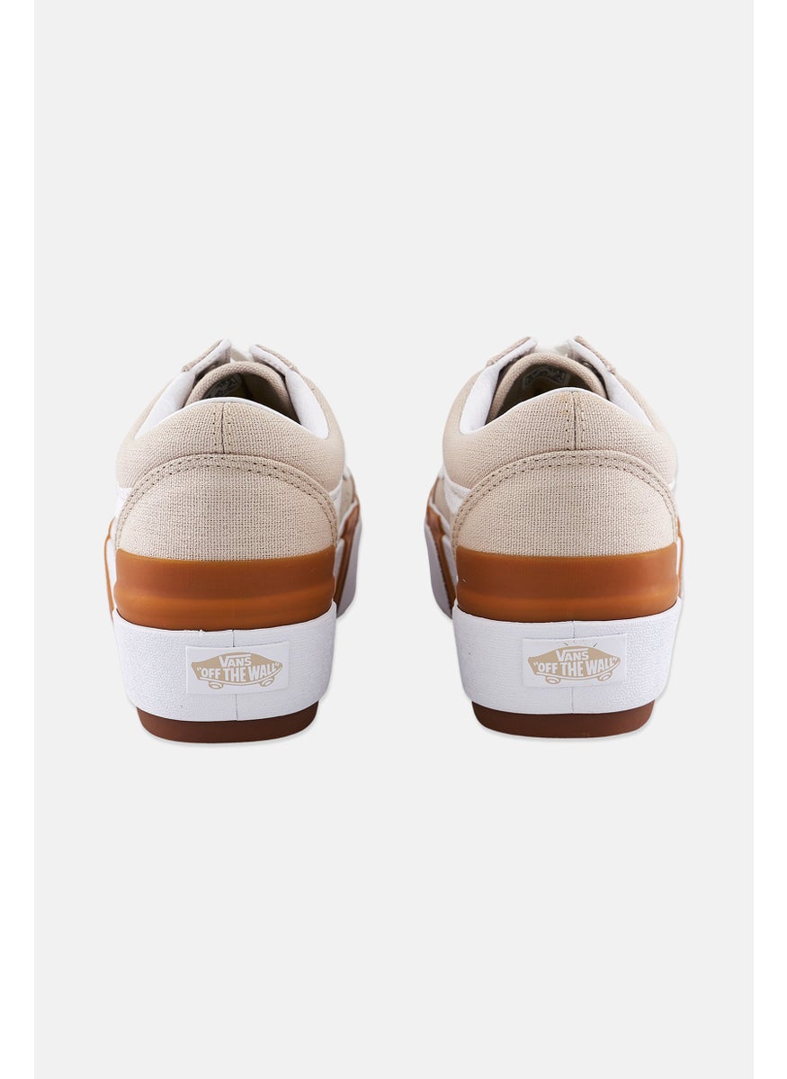 VANS Women Old Skool Stac Lace Up Casual Shoes, Beige  - Image 3