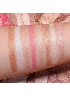CAKAILA Highlighter Palette Multicolour, Makeup Palette Facial Bronzers Illuminator Palette Highlighter Baked Waterproof Long Lasting Brilliant Lighten Skin Color  - Image 3