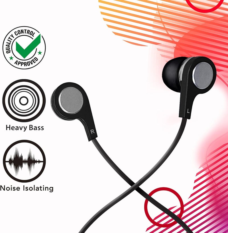 Maxell Maxell 199621 Soft Silicone Rubber Ear Tip Comfortable Extended Listening Copper Coil for Heavy Bass InEar Bud With Microphone Black - Image 3