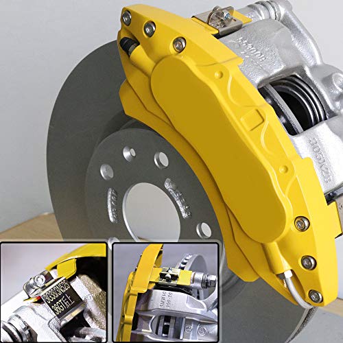 AOOA Caliper Covers Yellow Brake Covers Fits Mustang Performance GT edition 15-23（set of 4） - Image 4