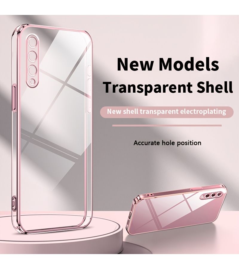 Phone Case Plated Transparent For Huawei Y8S Y9 Prime 2019 Y9 2019 Y8A Y9S P30 Pro P30 Nova 9 - Image 1