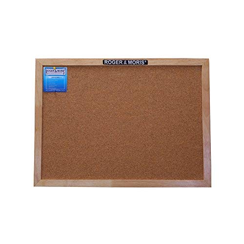 Roger & Moris Rubber Wooden Frame Cork Board - Sturdy, Waterproof for School, Office, Home (Size : 2 feet x 1 Foot) - Image 1