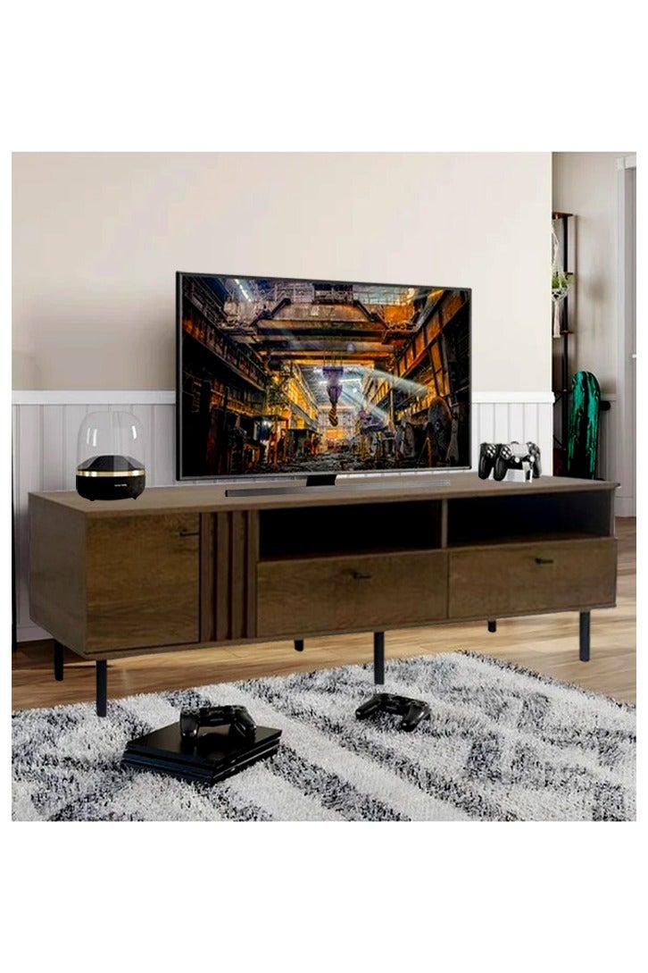 Living TV Table With Shelf 160*40*50 CM - Image 2