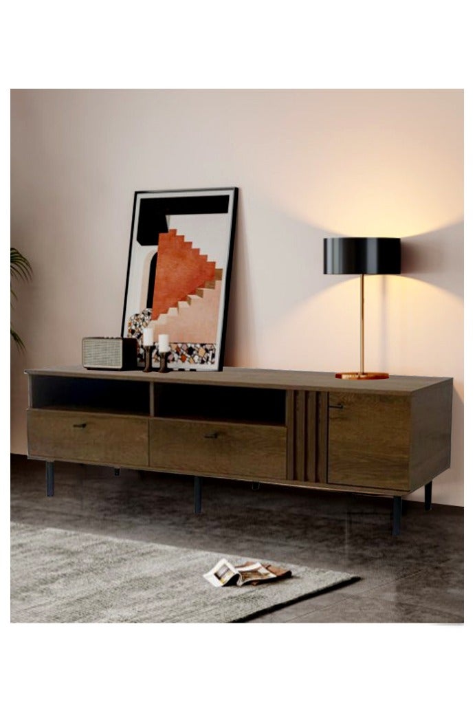 Living TV Table With Shelf 160*40*50 CM - Image 4